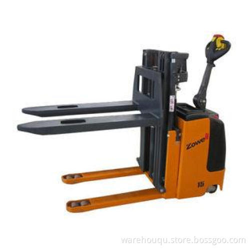 Ultra Low - Height Mast Electric Lift Stacker For Beverage